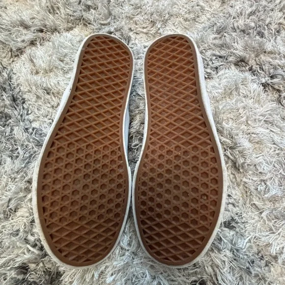 Vans Black and Cream Checkerboard Slip-Ons - Picture 6 of 7